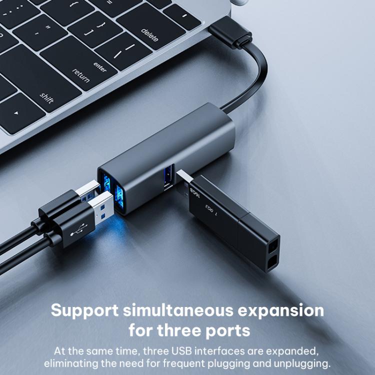 Adaptateur de station d'accueil multifonctionnel portable, USB vers USB3.0 et double USB2.0, Type-C vers USB3.0 et double USB2.0, USB vers USB3.0, double USB2.0, carte SD, TF, Type-C vers USB3.0, double USB2.0, carte SD, TF