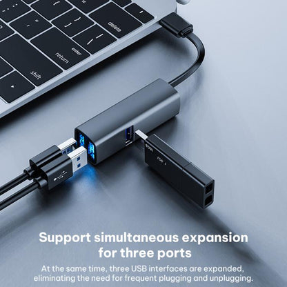 Adaptateur de station d'accueil multifonctionnel portable, USB vers USB3.0 et double USB2.0, Type-C vers USB3.0 et double USB2.0, USB vers USB3.0, double USB2.0, carte SD, TF, Type-C vers USB3.0, double USB2.0, carte SD, TF