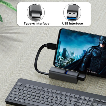 Adaptateur de station d'accueil multifonctionnel portable, USB vers USB3.0 et double USB2.0, Type-C vers USB3.0 et double USB2.0, USB vers USB3.0, double USB2.0, carte SD, TF, Type-C vers USB3.0, double USB2.0, carte SD, TF