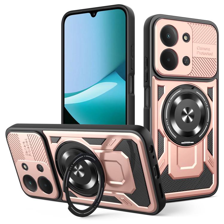 Armor Rotating Holder MagSafe Phone Case, For Redmi K90 Pro Max / Poco F8 Ultra, For Redmi K90 / Poco F8 Pro, For Redmi 15 5G Global / 4G SEA 169mm, For Redmi 15 5G / 4G EU 171mm, For Redmi 15C 5G / 4G Global 171mm