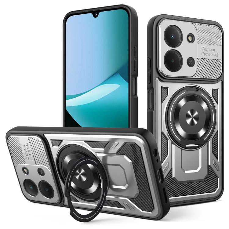 Armor Rotating Holder MagSafe Phone Case, For Redmi K90 Pro Max / Poco F8 Ultra, For Redmi K90 / Poco F8 Pro, For Redmi 15 5G Global / 4G SEA 169mm, For Redmi 15 5G / 4G EU 171mm, For Redmi 15C 5G / 4G Global 171mm