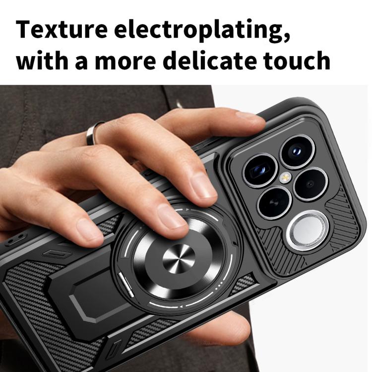 Armor Rotating Holder MagSafe Phone Case, For Redmi K90 Pro Max / Poco F8 Ultra, For Redmi K90 / Poco F8 Pro, For Redmi 15 5G Global / 4G SEA 169mm, For Redmi 15 5G / 4G EU 171mm, For Redmi 15C 5G / 4G Global 171mm