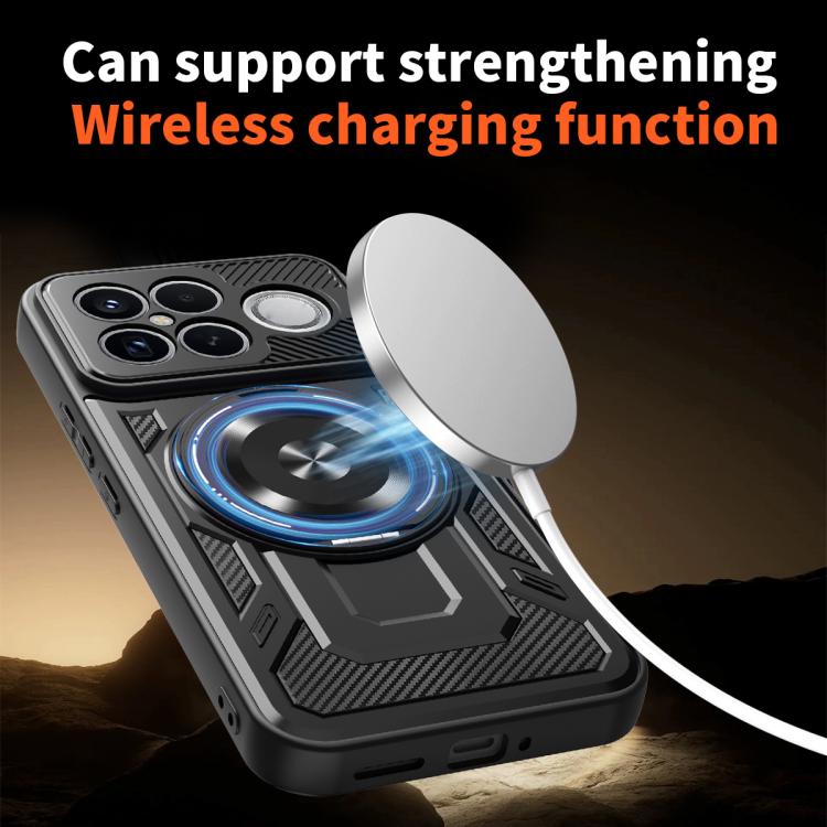 Armor Rotating Holder MagSafe Phone Case, For Redmi K90 Pro Max / Poco F8 Ultra, For Redmi K90 / Poco F8 Pro, For Redmi 15 5G Global / 4G SEA 169mm, For Redmi 15 5G / 4G EU 171mm, For Redmi 15C 5G / 4G Global 171mm