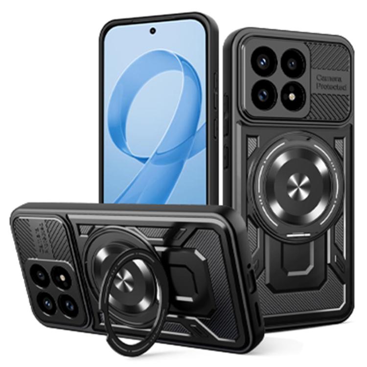 Armor Rotating Holder MagSafe Phone Case, For Redmi K90 Pro Max / Poco F8 Ultra, For Redmi K90 / Poco F8 Pro, For Redmi 15 5G Global / 4G SEA 169mm, For Redmi 15 5G / 4G EU 171mm, For Redmi 15C 5G / 4G Global 171mm