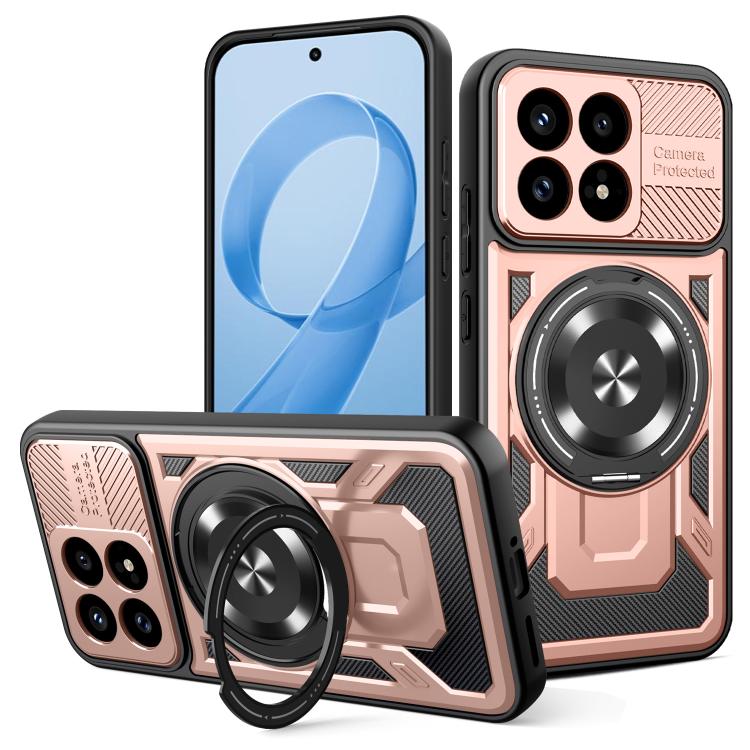 Armor Rotating Holder MagSafe Phone Case, For Redmi K90 Pro Max / Poco F8 Ultra, For Redmi K90 / Poco F8 Pro, For Redmi 15 5G Global / 4G SEA 169mm, For Redmi 15 5G / 4G EU 171mm, For Redmi 15C 5G / 4G Global 171mm