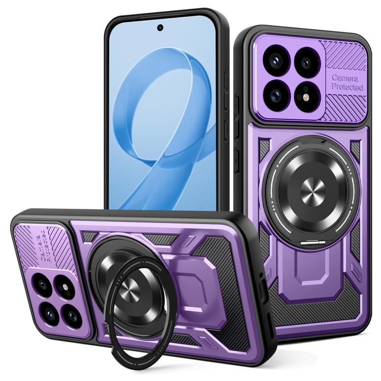 Armor Rotating Holder MagSafe Phone Case, For Redmi K90 Pro Max / Poco F8 Ultra, For Redmi K90 / Poco F8 Pro, For Redmi 15 5G Global / 4G SEA 169mm, For Redmi 15 5G / 4G EU 171mm, For Redmi 15C 5G / 4G Global 171mm