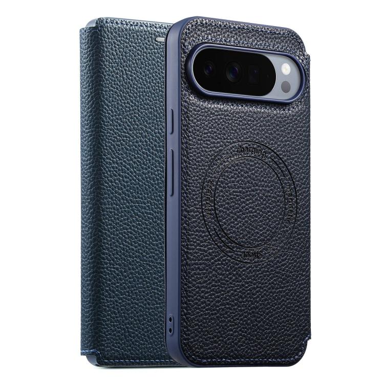 ESEBLE Ultra-thin Card Slot Magnetic Vegan Leather Phone Case, For Google Pixel 10 Pro XL / 9 Pro XL, For Google Pixel 10 Pro / 9 Pro