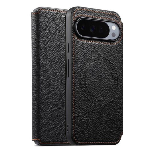 ESEBLE Ultra-thin Card Slot Magnetic Vegan Leather Phone Case, For Google Pixel 10 Pro XL / 9 Pro XL, For Google Pixel 10 Pro / 9 Pro