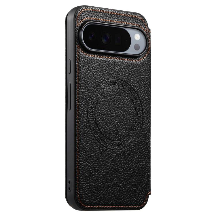 ESEBLE Ultra-thin Card Slot Magnetic Vegan Leather Phone Case, For Google Pixel 10 Pro XL / 9 Pro XL, For Google Pixel 10 Pro / 9 Pro