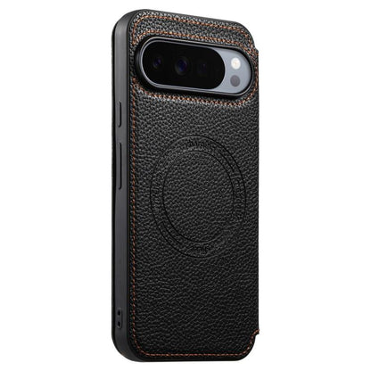ESEBLE Ultra-thin Card Slot Magnetic Vegan Leather Phone Case, For Google Pixel 10 Pro XL / 9 Pro XL, For Google Pixel 10 Pro / 9 Pro