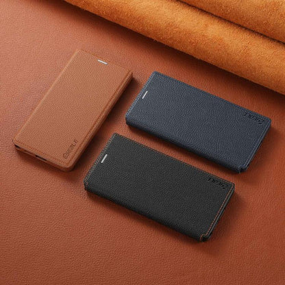 ESEBLE Ultra-thin Card Slot Magnetic Vegan Leather Phone Case, For Google Pixel 10 Pro XL / 9 Pro XL, For Google Pixel 10 Pro / 9 Pro