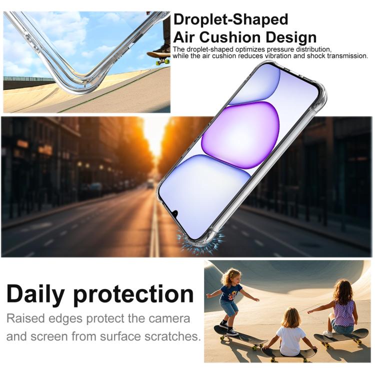 imak Shockproof Airbag TPU Phone Case, For Realme C83 5G/P4 Lite 5G/C100 5G, For Realme P4 Power 5G / Narzo Power 5G, For Realme Note 80 4G, For Realme Note 70 4G/Narzo 80 Lite 4G, For Realme 16 5G, For Realme 16 Pro+ 5G Global                         ...