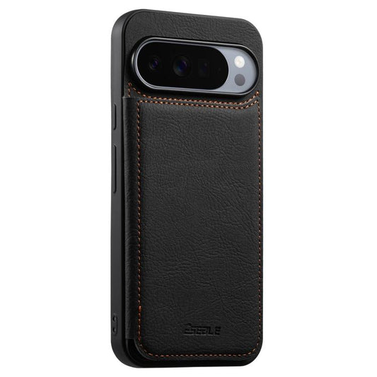 ESEBLE Retro Texture Double Buckle Card Slot Phone Case, For Google Pixel 10 Pro XL / 9 Pro XL, For Google Pixel 10 Pro / 9 Pro