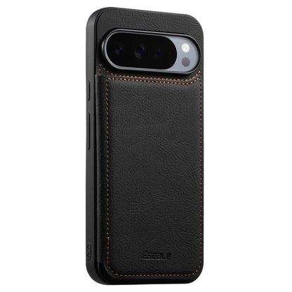 ESEBLE Retro Texture Double Buckle Card Slot Phone Case, For Google Pixel 10 Pro XL / 9 Pro XL, For Google Pixel 10 Pro / 9 Pro