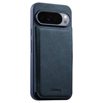 ESEBLE Retro Texture Double Buckle Card Slot Phone Case, For Google Pixel 10 Pro XL / 9 Pro XL, For Google Pixel 10 Pro / 9 Pro