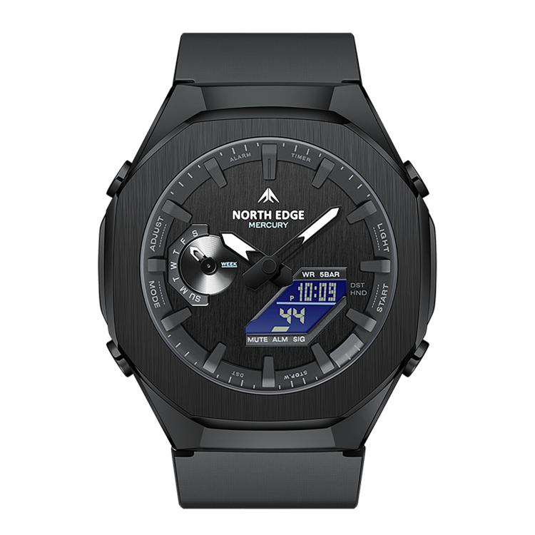 NORTH EDGE Mercury Outdoor Sports Zinc Alloy 5ATM Luminous Electronic Watch