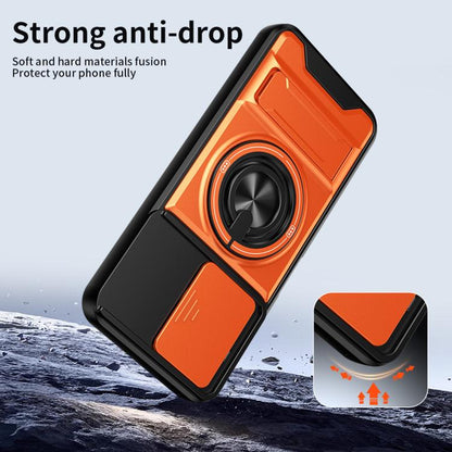 Lens Sliding Window Multifunctional Magnetic Shockproof Phone Case, For Realme 16T 5G, For Realme C61 4G Global / C63, For Realme 12 5G