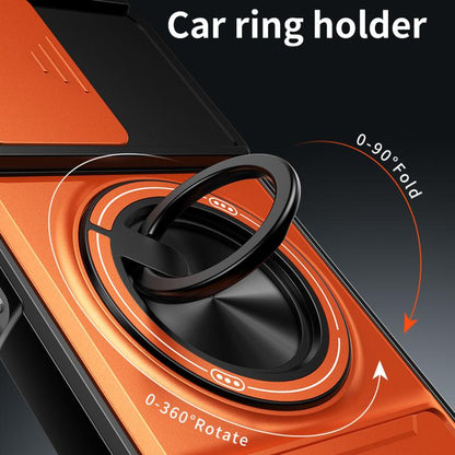 Lens Sliding Window Multifunctional Magnetic Shockproof Phone Case, For Realme 16T 5G, For Realme C61 4G Global / C63, For Realme 12 5G