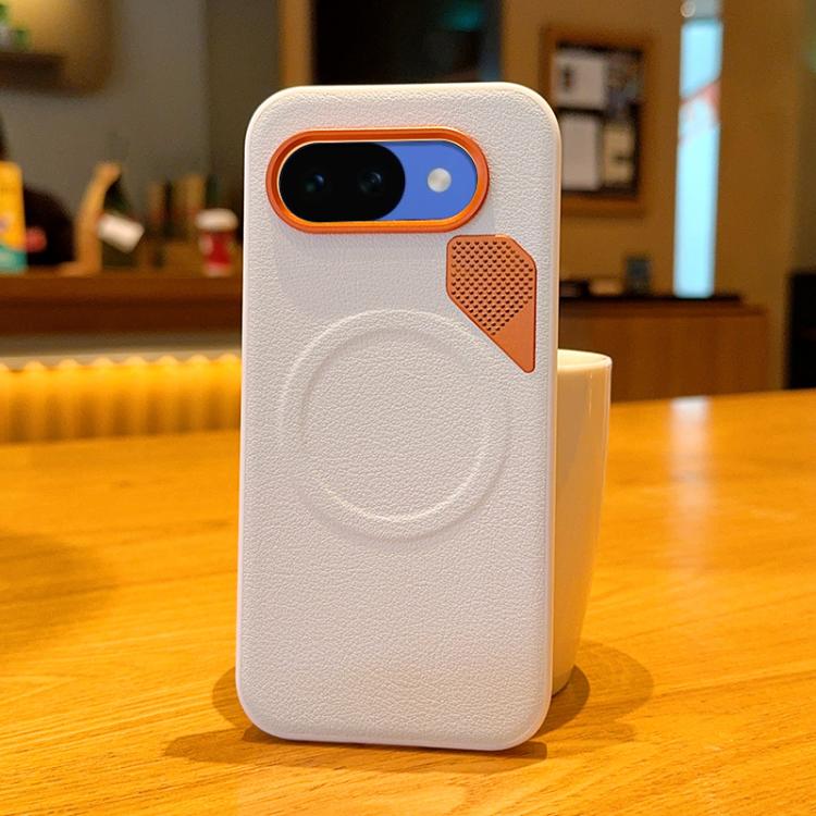 PC + TPU + Leather Cooling Holes MagSafe Phone Case, For Google Pixel 10a