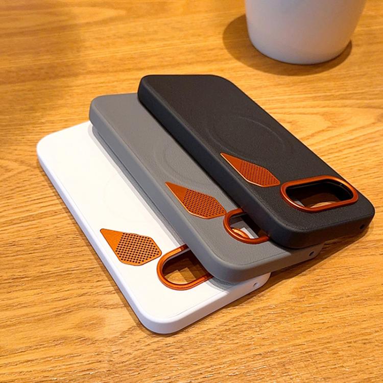 PC + TPU + Leather Cooling Holes MagSafe Phone Case, For Google Pixel 10a