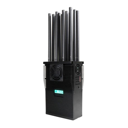 J12 Full Bands Phone Signal Jammer 5G / 4G / 3G / 2G / WiFi 2.4G / 5G / GPS / LOJACK, US Plug, UK Plug, AU Plug, EU Plug