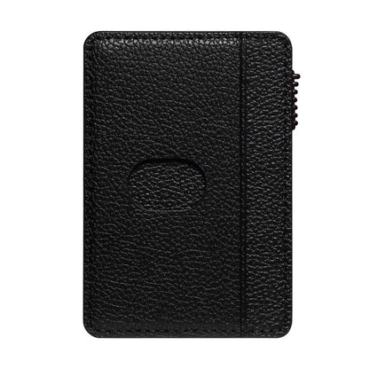 Denior V25 Litchi Texture Magnetic Wallet PU Leather Card Holder Bag