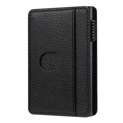 Denior V25 Litchi Texture Magnetic Wallet PU Leather Card Holder Bag