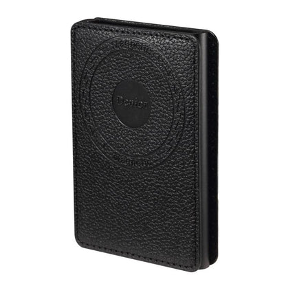 Denior V25 Litchi Texture Magnetic Wallet PU Leather Card Holder Bag