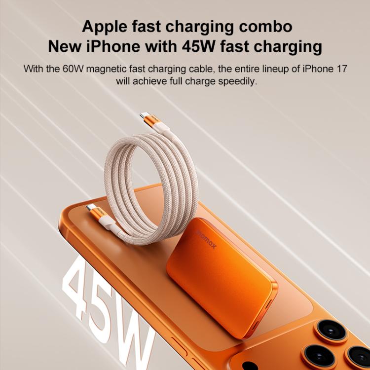 MOMAX UM79 1-Charge Ultra 45W 2-Port GaN Silm Fast Charger Kit, US Plug