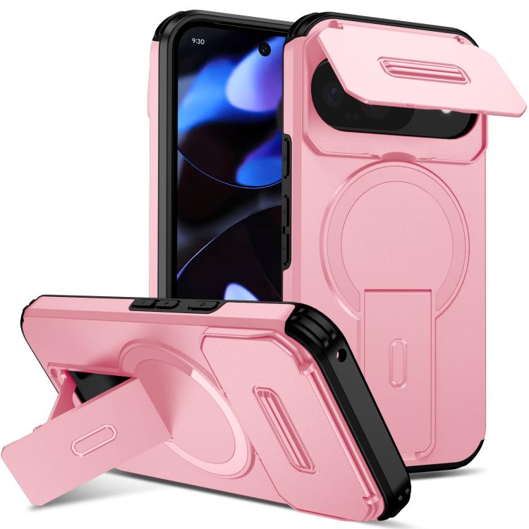 Sliding Camshield MagSafe Holder Phone Case, For Google Pixel 10a, For Google Pixel 10 Pro XL / 9 Pro XL, For Google Pixel 10 / 10 Pro / 9 / 9 Pro, For Google Pixel 9a, For Google Pixel 8a, For Google Pixel 8 Pro, For Google Pixel 8