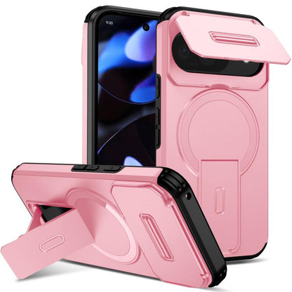 Sliding Camshield MagSafe Holder Phone Case, For Google Pixel 10a, For Google Pixel 10 Pro XL / 9 Pro XL, For Google Pixel 10 / 10 Pro / 9 / 9 Pro, For Google Pixel 9a, For Google Pixel 8a, For Google Pixel 8 Pro, For Google Pixel 8