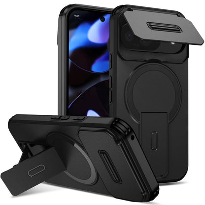 Sliding Camshield MagSafe Holder Phone Case, For Google Pixel 10a, For Google Pixel 10 Pro XL / 9 Pro XL, For Google Pixel 10 / 10 Pro / 9 / 9 Pro, For Google Pixel 9a, For Google Pixel 8a, For Google Pixel 8 Pro, For Google Pixel 8