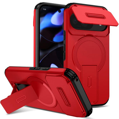 Sliding Camshield MagSafe Holder Phone Case, For Google Pixel 10a, For Google Pixel 10 Pro XL / 9 Pro XL, For Google Pixel 10 / 10 Pro / 9 / 9 Pro, For Google Pixel 9a, For Google Pixel 8a, For Google Pixel 8 Pro, For Google Pixel 8