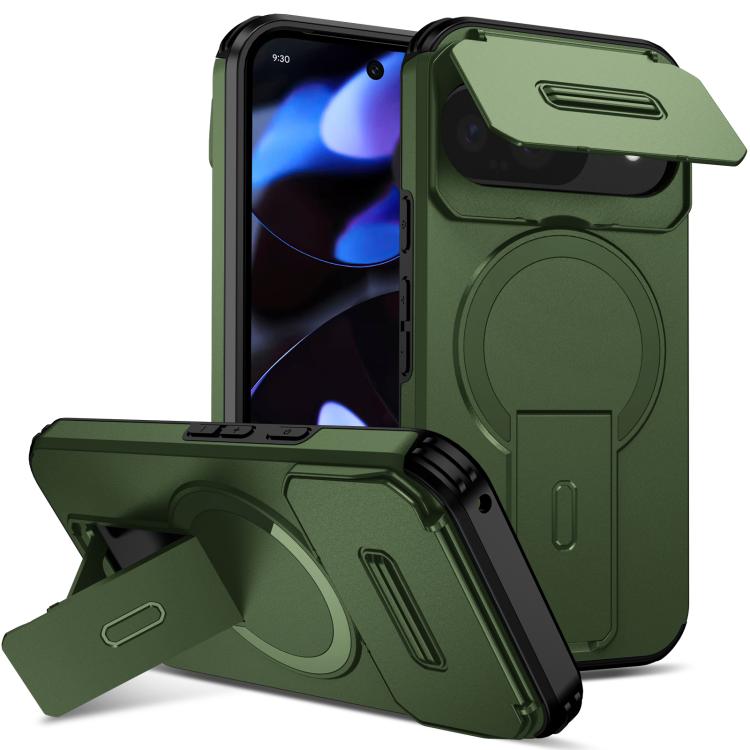 Sliding Camshield MagSafe Holder Phone Case, For Google Pixel 10a, For Google Pixel 10 Pro XL / 9 Pro XL, For Google Pixel 10 / 10 Pro / 9 / 9 Pro, For Google Pixel 9a, For Google Pixel 8a, For Google Pixel 8 Pro, For Google Pixel 8