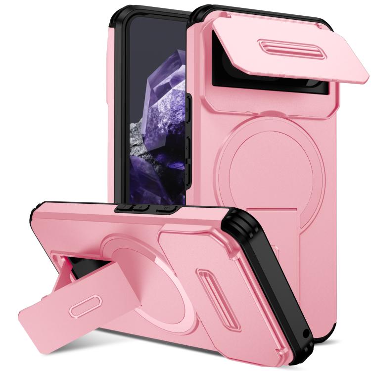 Sliding Camshield MagSafe Holder Phone Case, For Google Pixel 10a, For Google Pixel 10 Pro XL / 9 Pro XL, For Google Pixel 10 / 10 Pro / 9 / 9 Pro, For Google Pixel 9a, For Google Pixel 8a, For Google Pixel 8 Pro, For Google Pixel 8