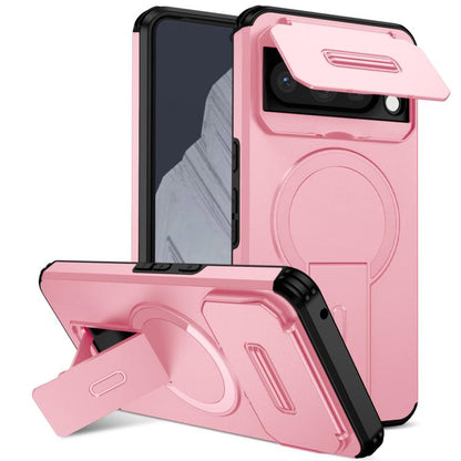 Sliding Camshield MagSafe Holder Phone Case, For Google Pixel 10a, For Google Pixel 10 Pro XL / 9 Pro XL, For Google Pixel 10 / 10 Pro / 9 / 9 Pro, For Google Pixel 9a, For Google Pixel 8a, For Google Pixel 8 Pro, For Google Pixel 8