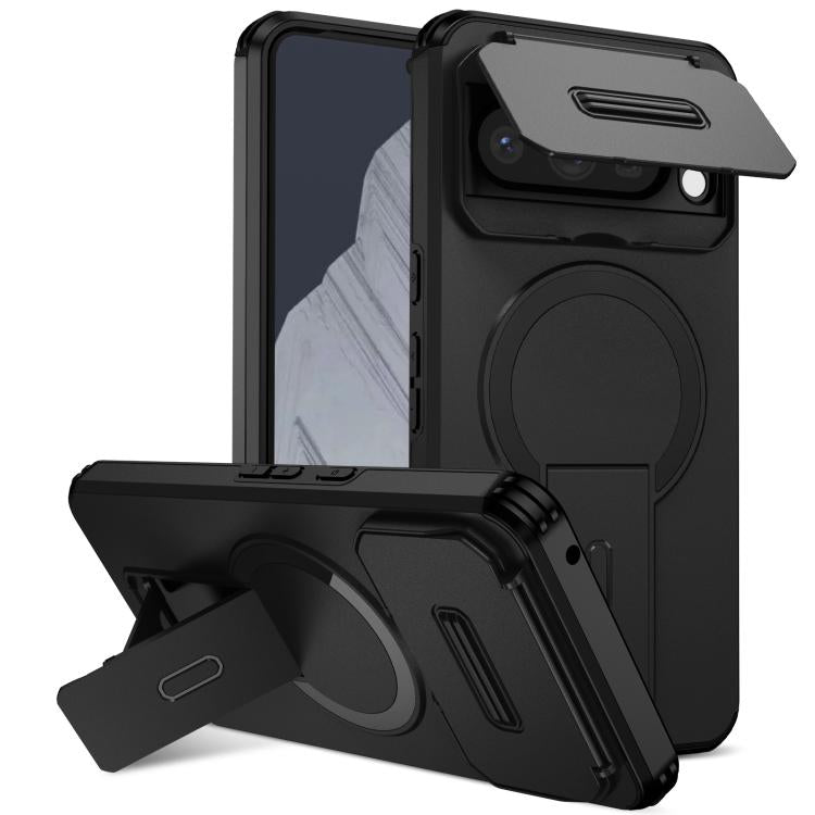 Sliding Camshield MagSafe Holder Phone Case, For Google Pixel 10a, For Google Pixel 10 Pro XL / 9 Pro XL, For Google Pixel 10 / 10 Pro / 9 / 9 Pro, For Google Pixel 9a, For Google Pixel 8a, For Google Pixel 8 Pro, For Google Pixel 8