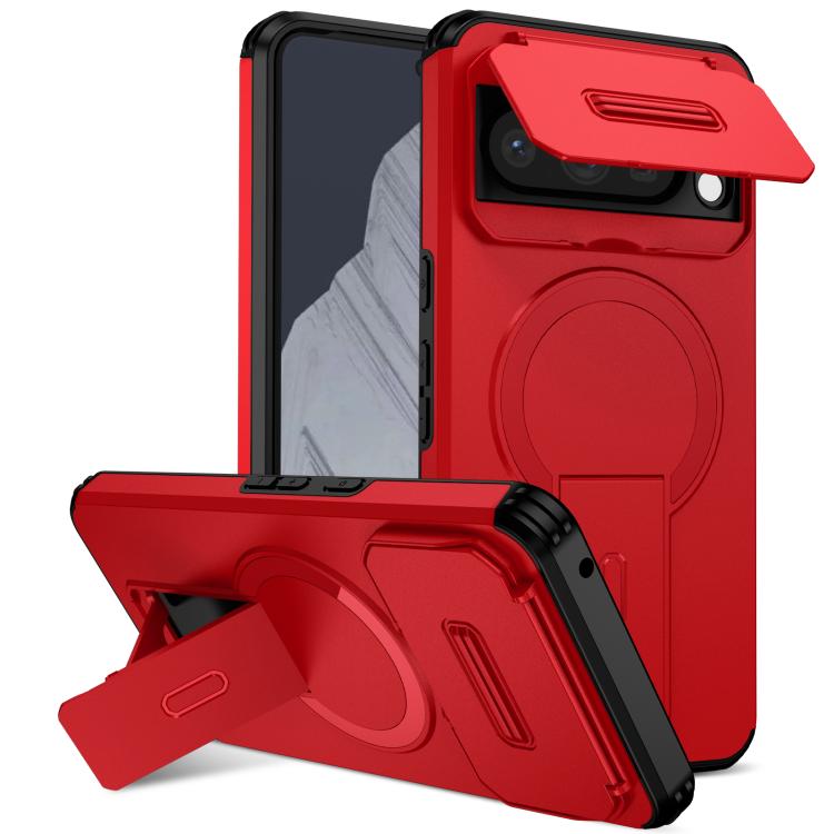 Sliding Camshield MagSafe Holder Phone Case, For Google Pixel 10a, For Google Pixel 10 Pro XL / 9 Pro XL, For Google Pixel 10 / 10 Pro / 9 / 9 Pro, For Google Pixel 9a, For Google Pixel 8a, For Google Pixel 8 Pro, For Google Pixel 8