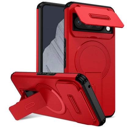 Sliding Camshield MagSafe Holder Phone Case, For Google Pixel 10a, For Google Pixel 10 Pro XL / 9 Pro XL, For Google Pixel 10 / 10 Pro / 9 / 9 Pro, For Google Pixel 9a, For Google Pixel 8a, For Google Pixel 8 Pro, For Google Pixel 8
