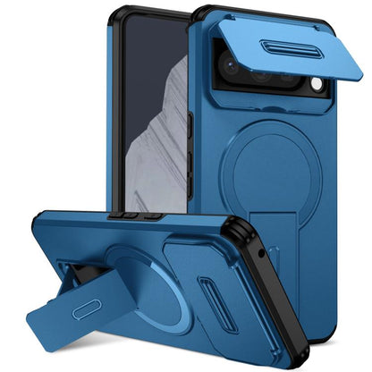 Sliding Camshield MagSafe Holder Phone Case, For Google Pixel 10a, For Google Pixel 10 Pro XL / 9 Pro XL, For Google Pixel 10 / 10 Pro / 9 / 9 Pro, For Google Pixel 9a, For Google Pixel 8a, For Google Pixel 8 Pro, For Google Pixel 8