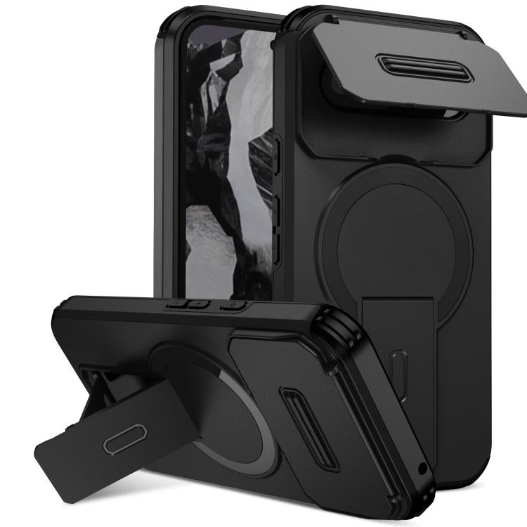 Sliding Camshield MagSafe Holder Phone Case, For Google Pixel 10a, For Google Pixel 10 Pro XL / 9 Pro XL, For Google Pixel 10 / 10 Pro / 9 / 9 Pro, For Google Pixel 9a, For Google Pixel 8a, For Google Pixel 8 Pro, For Google Pixel 8