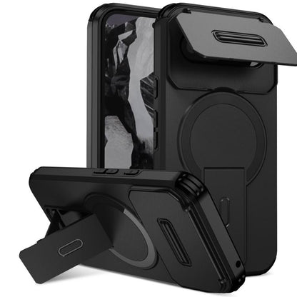 Sliding Camshield MagSafe Holder Phone Case, For Google Pixel 10a, For Google Pixel 10 Pro XL / 9 Pro XL, For Google Pixel 10 / 10 Pro / 9 / 9 Pro, For Google Pixel 9a, For Google Pixel 8a, For Google Pixel 8 Pro, For Google Pixel 8