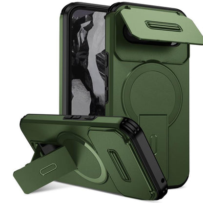 Sliding Camshield MagSafe Holder Phone Case, For Google Pixel 10a, For Google Pixel 10 Pro XL / 9 Pro XL, For Google Pixel 10 / 10 Pro / 9 / 9 Pro, For Google Pixel 9a, For Google Pixel 8a, For Google Pixel 8 Pro, For Google Pixel 8
