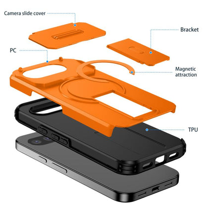 Sliding Camshield MagSafe Holder Phone Case, For Google Pixel 10a, For Google Pixel 10 Pro XL / 9 Pro XL, For Google Pixel 10 / 10 Pro / 9 / 9 Pro, For Google Pixel 9a, For Google Pixel 8a, For Google Pixel 8 Pro, For Google Pixel 8