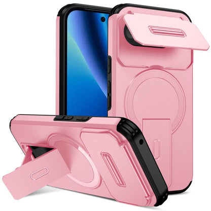 Sliding Camshield MagSafe Holder Phone Case, For Google Pixel 10a, For Google Pixel 10 Pro XL / 9 Pro XL, For Google Pixel 10 / 10 Pro / 9 / 9 Pro, For Google Pixel 9a, For Google Pixel 8a, For Google Pixel 8 Pro, For Google Pixel 8