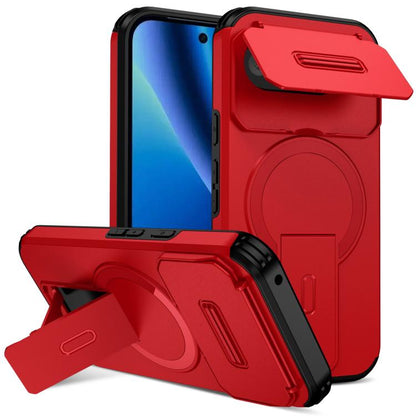 Sliding Camshield MagSafe Holder Phone Case, For Google Pixel 10a, For Google Pixel 10 Pro XL / 9 Pro XL, For Google Pixel 10 / 10 Pro / 9 / 9 Pro, For Google Pixel 9a, For Google Pixel 8a, For Google Pixel 8 Pro, For Google Pixel 8