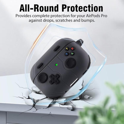 Étui en silicone XDcase style console de jeux rétro pour écouteurs, compatible avec AirPods Pro 3, AirPods 4, AirPods Pro 2 / 1