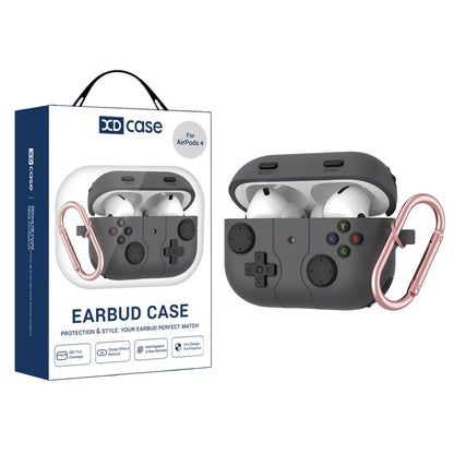 Étui en silicone XDcase style console de jeux rétro pour écouteurs, compatible avec AirPods Pro 3, AirPods 4, AirPods Pro 2 / 1