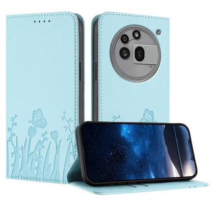 Tulips Butterfly Pattern Magnetic Vegan Leather Phone Case, For Nothing Phone 4a Pro, For Nothing Phone 4a, For Nothing CMF Phone 2 Pro, For Nothing Phone 3a, For Nothing Phone 3a Pro, For Nothing Phone 2a, For Nothing Phone 2, For Nothing Phone 1