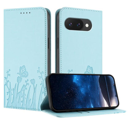 Tulips Butterfly Pattern Magnetic Vegan Leather Phone Case, For Google Pixel 10a, For Google Pixel 10 Pro XL, For Google Pixel 10 / 10 Pro, For Google Pixel 9a, For Google Pixel 9 Pro XL, For Google Pixel 9 / 9 Pro, For Google Pixel 8a                 ...